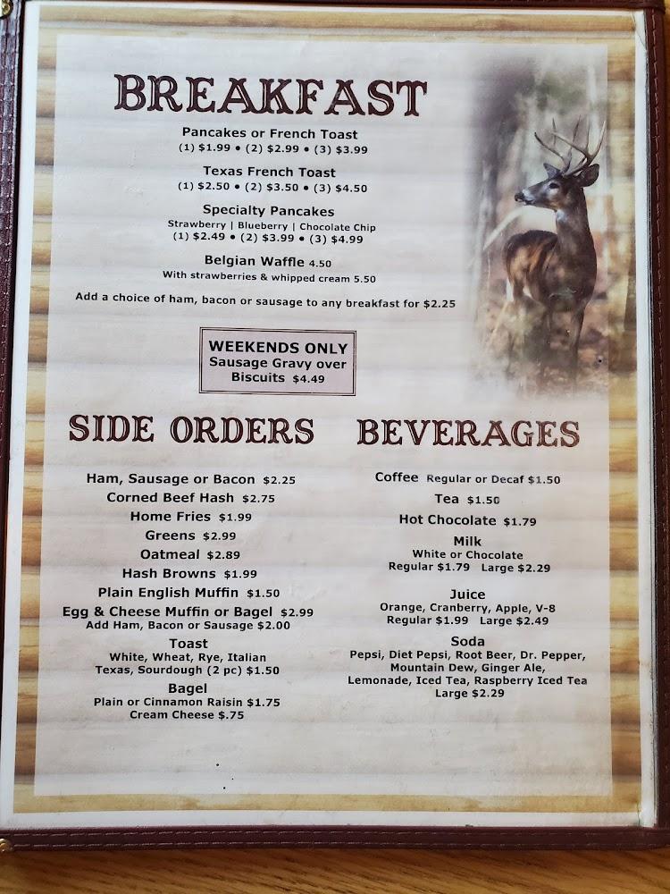Knotty Pine Diner Menu image 2